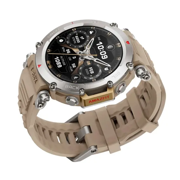 Amazfit T-Rex Ultra AMOLED Smartwatch – Color: Brown – View 3