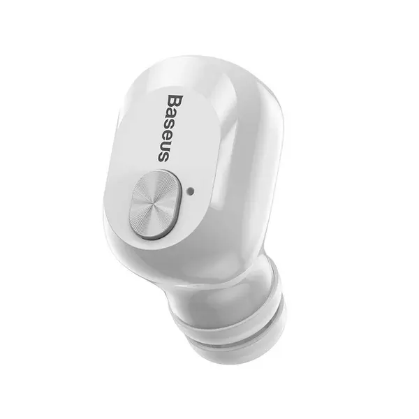 Baseus W01 Encok TWS True Bluetooth Dual Earbuds – Color: White – View 3