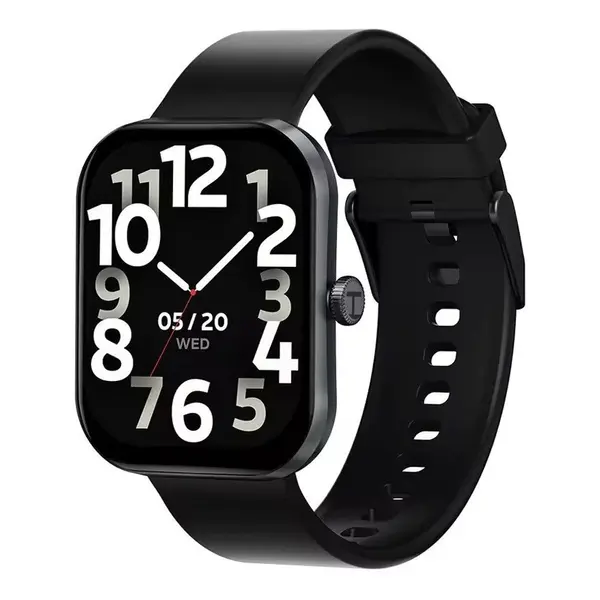 Haylou S6 Bluetooth Calling Smartwatch – Color: Black – View 1