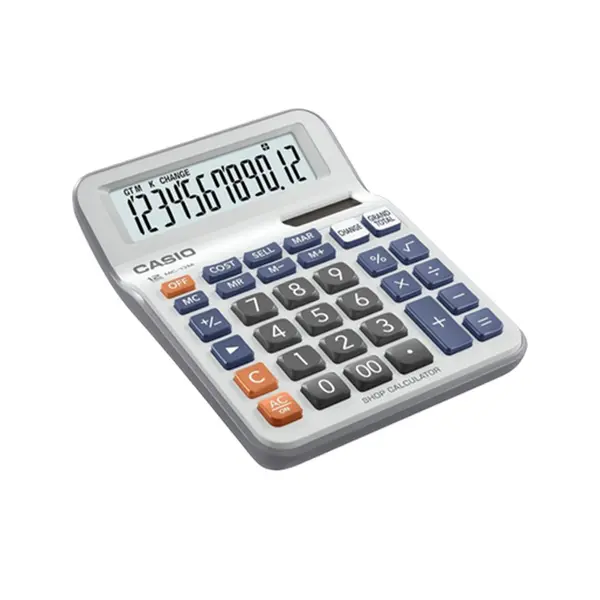 Casio MC-12M Large Display for Easy Readin Desktop Calculator – View 2