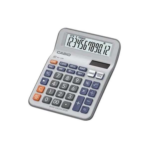Casio MC-12M Large Display for Easy Readin Desktop Calculator – View 3