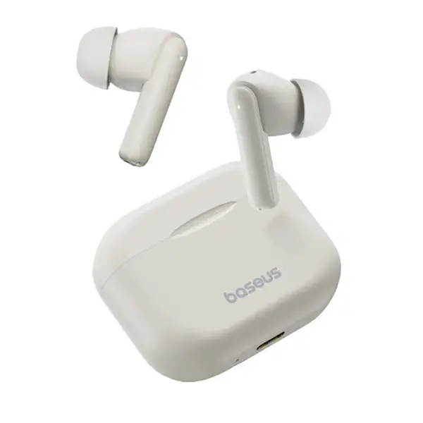 Baseus Bowie E17 True Wireless Earbuds With Dual Mic – Color: White – View 1