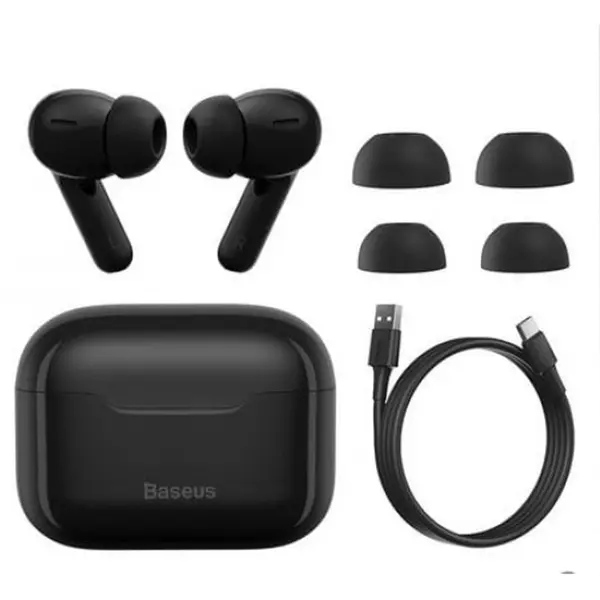 Baseus SIMU S1 ANC True Wireless Earphone – Color: Black – View 4