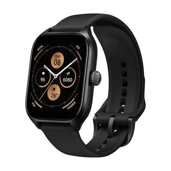 Amazfit GTS 4 AMOLED Smartwatch – Color: Black – View 1