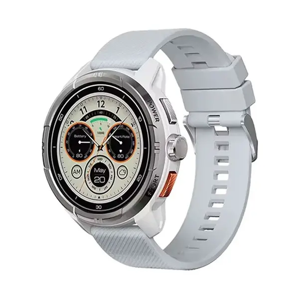 Haylou Solar Ultra Bluetooth Calling Smartwatch – Color: Silver – View 1