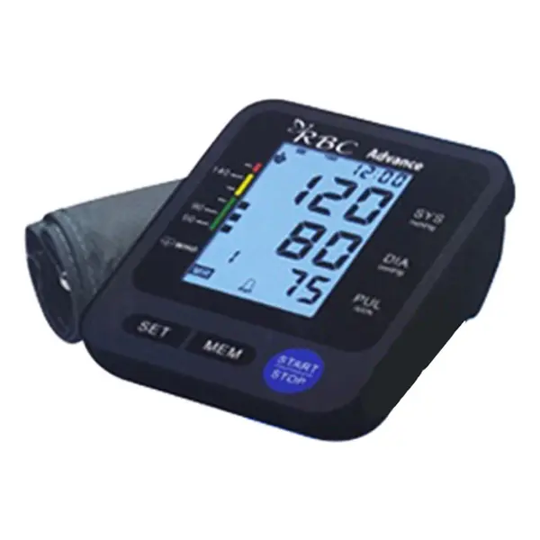 RBC Advanced Rechargeable Electronic Blood Pressure Monitor – View 1