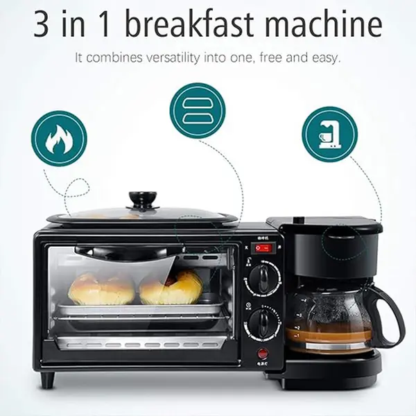 Electric 3 in 1 Household Multifunction Pizza Maker – View 3