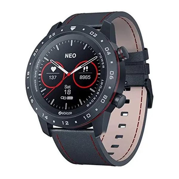 Zeblaze Neo 2 Tough and Durable Smart Watch – Color: Black – View 1