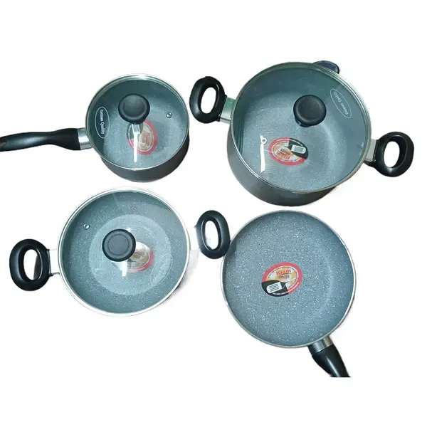 Kiam Die-Casting Non-Stick 7 set Ceramic Coated Fry Pan – Color: Blue – View 2