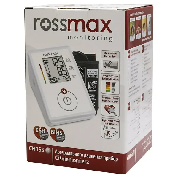Rossmax Ch155f Real Fuzzy Technology Implemented Automatic Blood Pressure Monitor – View 2