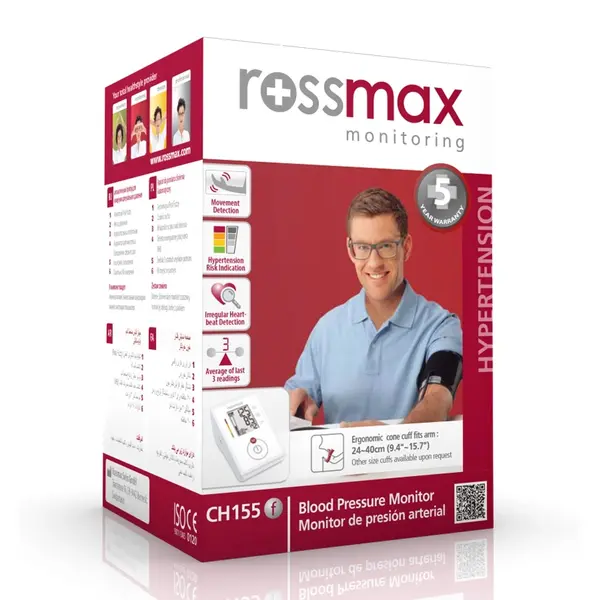 Rossmax Ch155f Real Fuzzy Technology Implemented Automatic Blood Pressure Monitor – View 4
