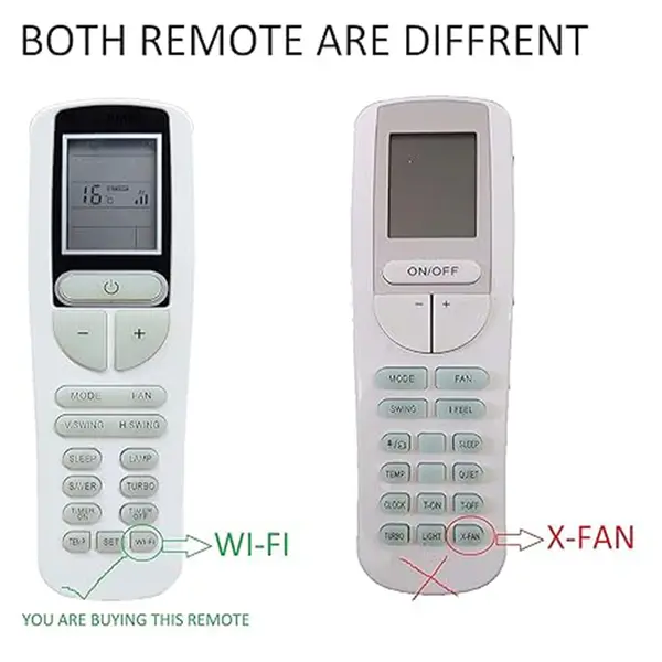 GREE Replacement for Lennox Air Conditioner Remote Control – View 3