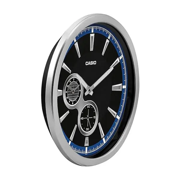 CASIO IQ-89-8DF Large Display with Easy-to-Read Analogue Wall Clock – View 2