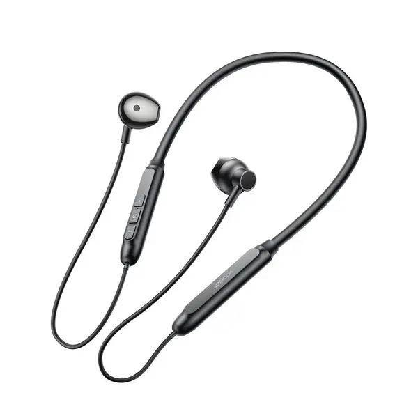 Joyroom JR-D8 Wireless Neckband Headphones – Color: Black – View 3