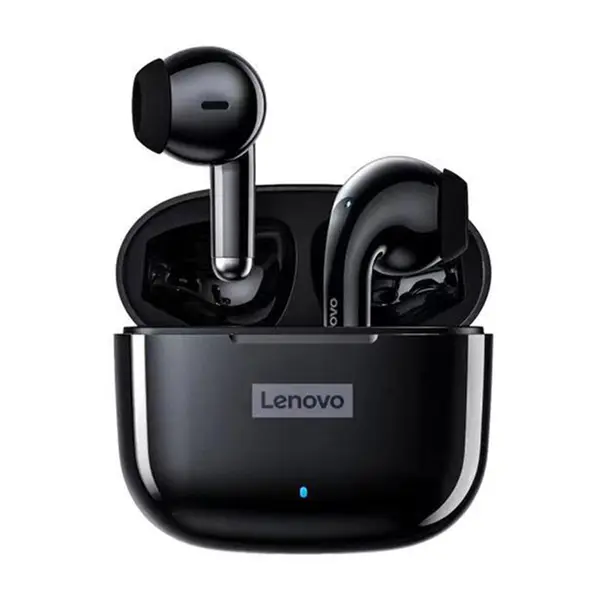 Lenovo LP40 Pro Touch Control True Wireless Earbuds – Color: Black – View 1