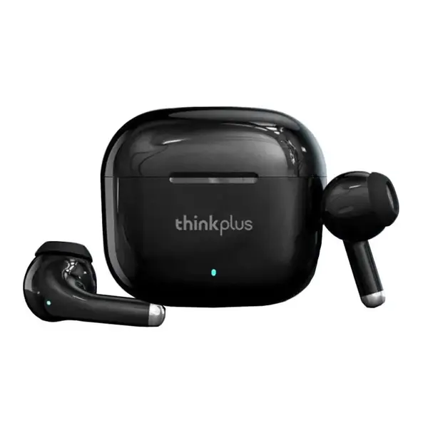 Lenovo LP40 Pro Touch Control True Wireless Earbuds – Color: Black – View 3