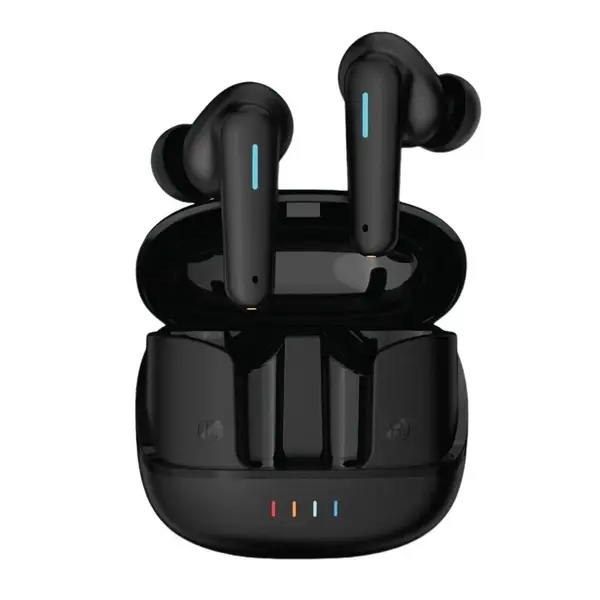 GEEOO MEKE T4 TWS Touch Control Earbuds – Color: Black – View 1