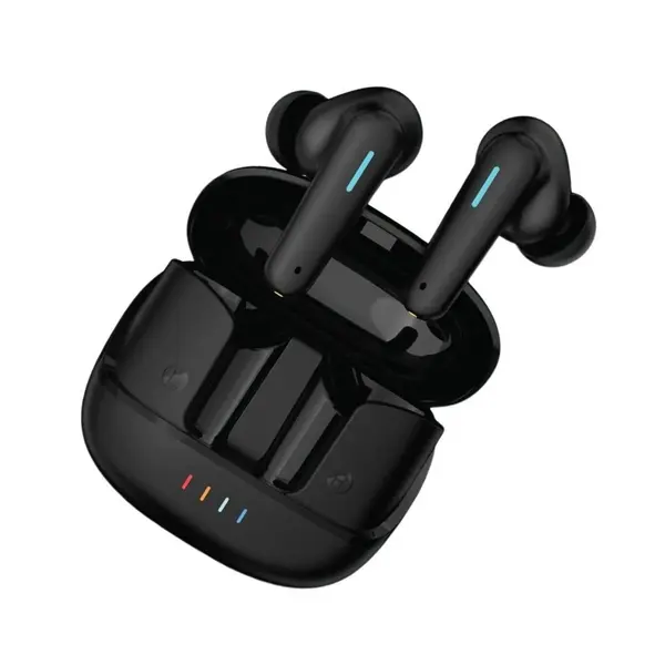 GEEOO MEKE T4 TWS Touch Control Earbuds – Color: Black – View 2