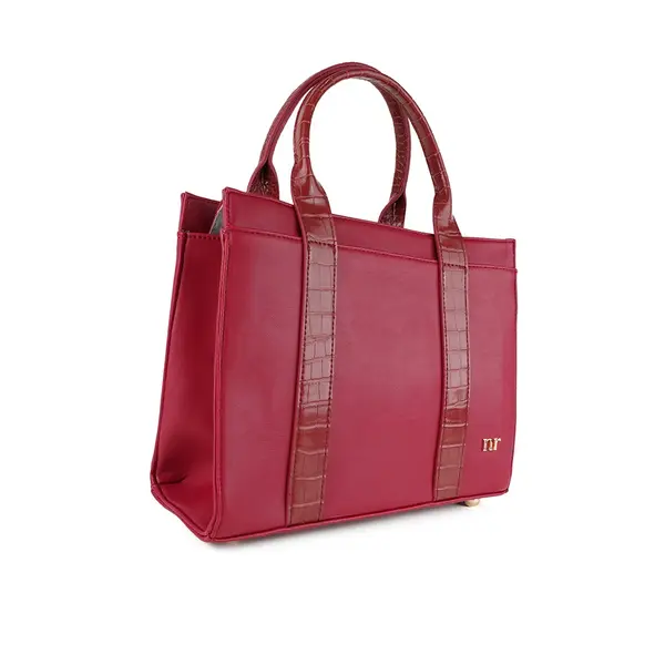 Nino Rossi 0755CA61 Women Spacious Interior HandBag – Color: Pink – View 2