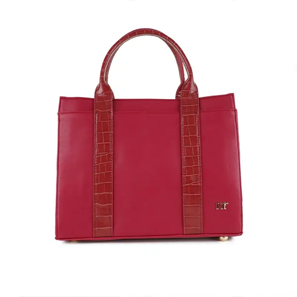 Nino Rossi 0755CA61 Women Spacious Interior HandBag – Color: Pink – View 1