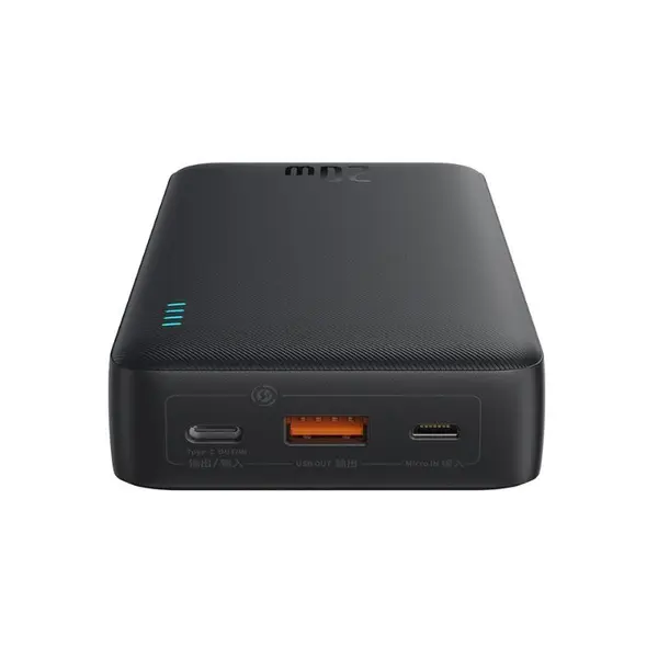 Baseus Airpow 20000mAh External Mobile Phone 20W Quick Charging Power Bank – Color: Black – View 3