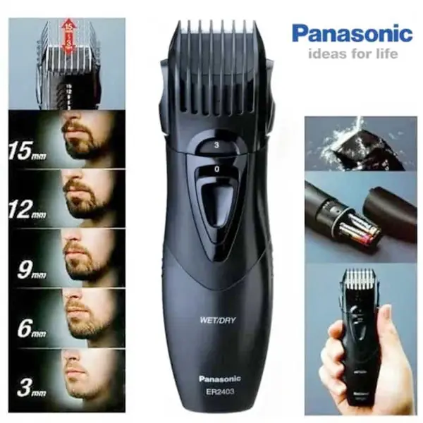 Panasonic ER2403 Wet/Dry Hair & beard Trimmer For Men – View 4