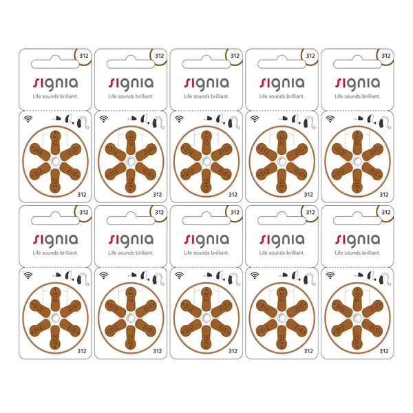 Signia 1.45 Volt Long-Lasting Power Hearing Aid Battery – View 2