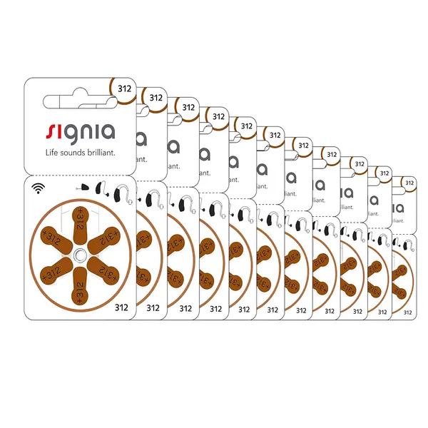 Signia 1.45 Volt Long-Lasting Power Hearing Aid Battery – View 3