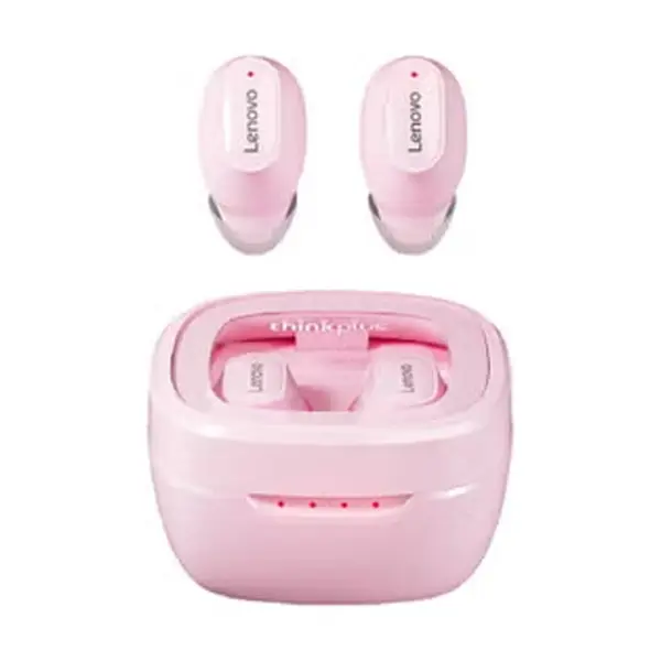 Lenovo Thinkplus XT62 True Wireless Bluetooth Earbuds – Color: Pink – View 1