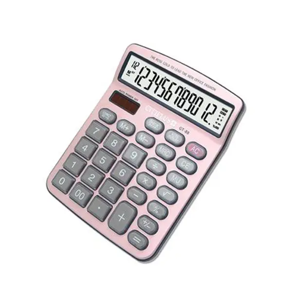 Citiplus GT-88 12-Digit Solar Battery Powered Electronic Calculator – View 2