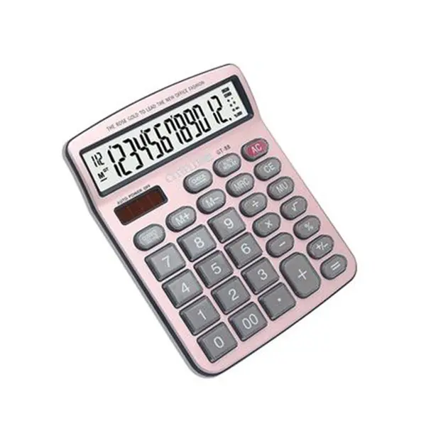 Citiplus GT-88 12-Digit Solar Battery Powered Electronic Calculator – View 3