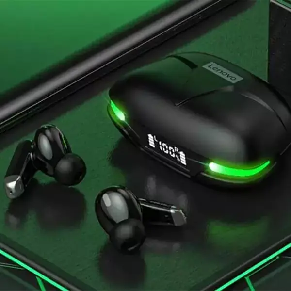 Lenovo GM3 Bluetooth TWS Gaming Earbuds With Digital Display – View 3
