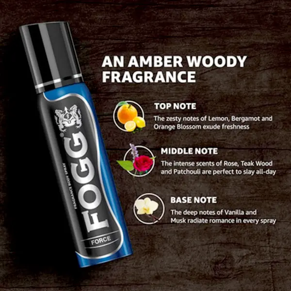 Fogg Force No Gas Fragrance Body Spray For Men Perfume – View 3
