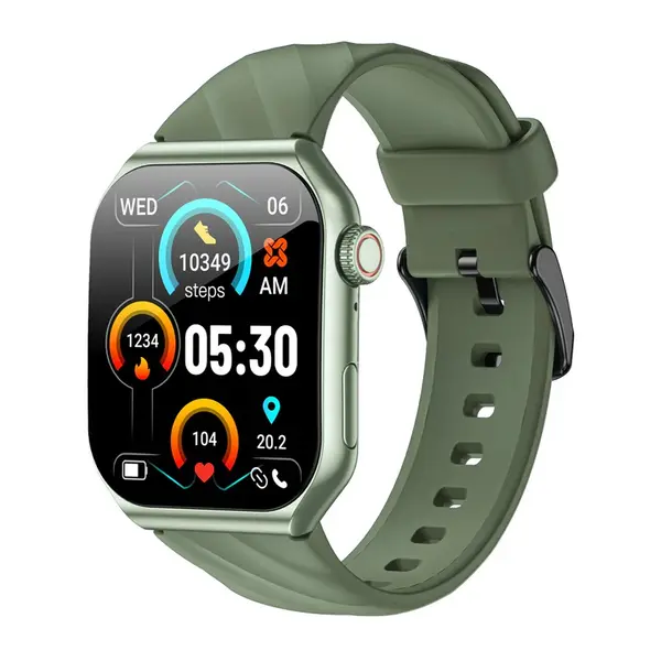 XINJI COBEE C1 PLUS IP68 Waterproof Smartwatch – Color: Green – View 1