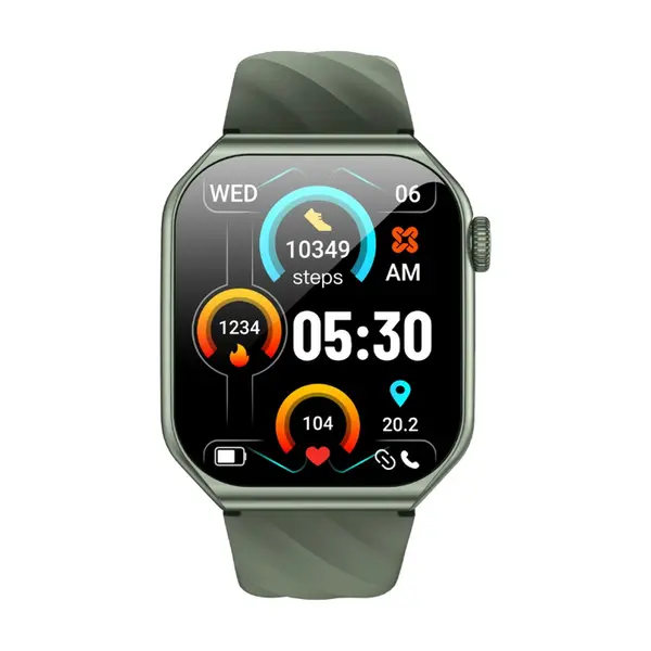XINJI COBEE C1 PLUS IP68 Waterproof Smartwatch – Color: Green – View 2