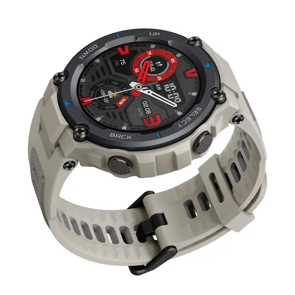 Amazfit Active Edge 10 ATM Water Resistance Smartwatch – Color: White – View 2