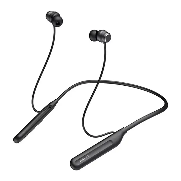 Havit E529BT Wireless Neckband Bluetooth Earphone – Color: Black – View 4