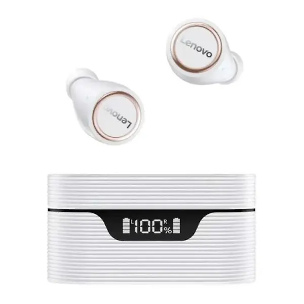 Lenovo LP12 TWS Bluetooth Dual Wireless Earbuds – Color: White – View 1