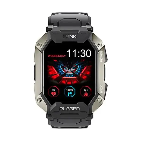 Kospet Tank M1 Pro Bluetooth Calling Smartwatch – Color: Black – View 2