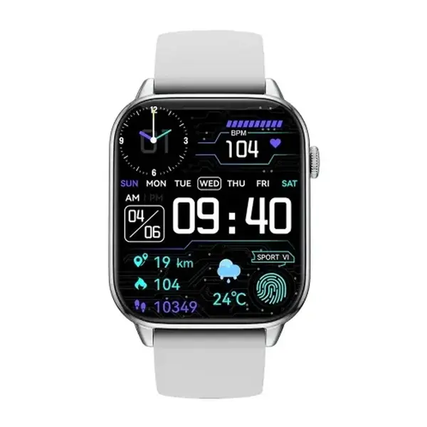COLMI C60 IP67 Waterproof Smartwatch  – Color: Silver – View 2