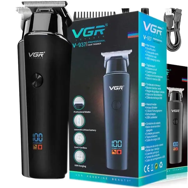 VGR V-937 Professional Rechargeable Electric Hair Trimmer – View 6