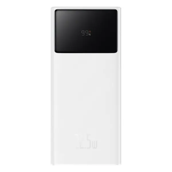 Baseus Star Lord 20,000mAh 22.5W Digital Display Fast Charge Power Bank – Color: White – View 1