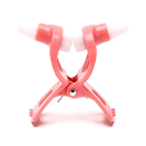 Soft Silicone Shaper Clip for Wide Lifting Nose Shaper – Color: Pink – View 3