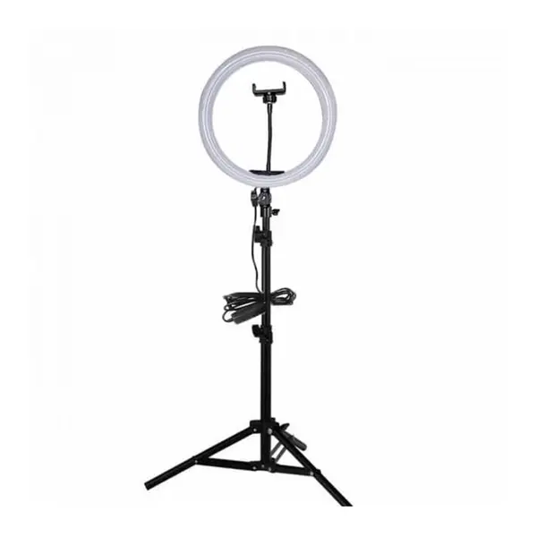 Video lamp with Tripod for Smartphone 12'' Ring Light Photo Studio Camera – View 1