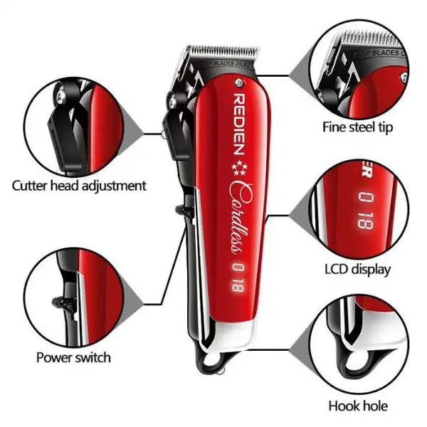 Redien RN-8128 Professional electric hair Clipper With Trimmer – View 3