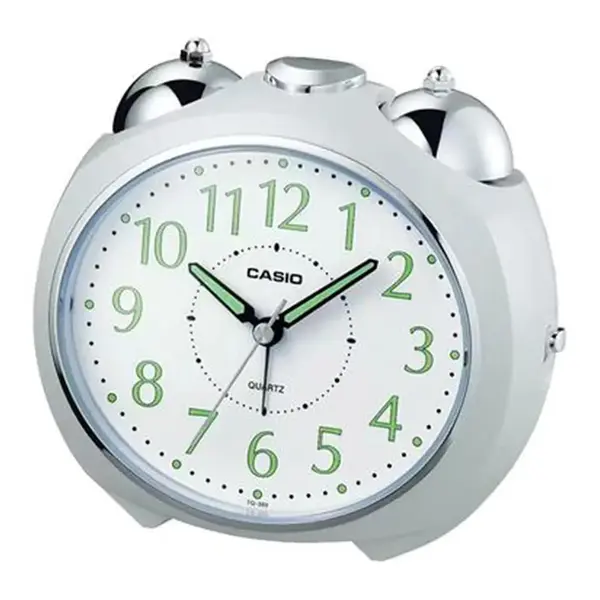 Casio TQ-369-1DF Alarm Desk  Analogue Table Clock – View 1