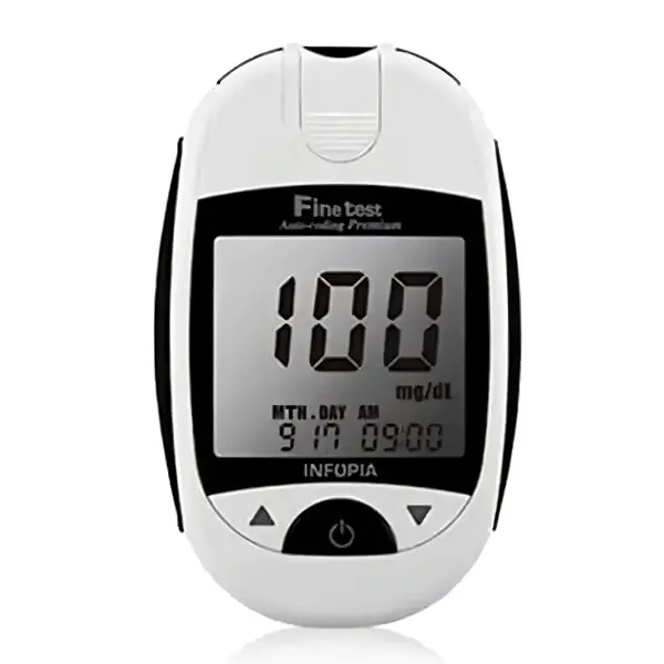 Fine Test Auto-coding Diabetes Measuring Digital Glucometer Machine – View 1