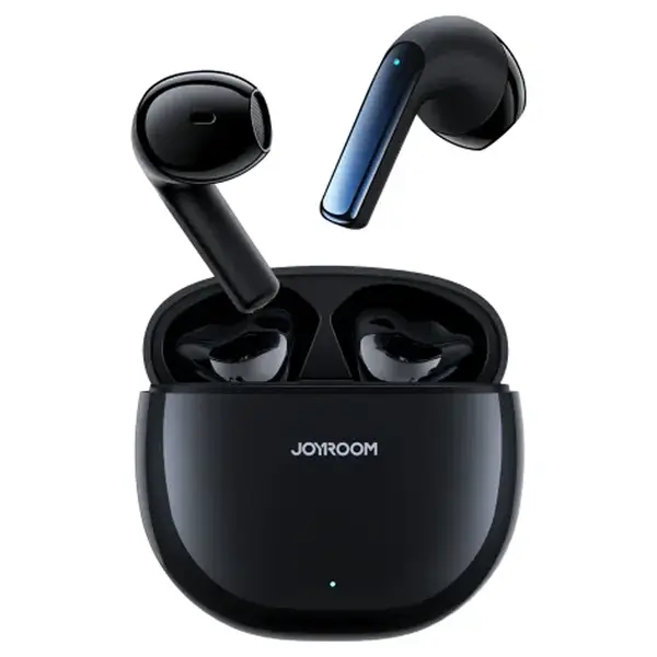 Joyroom Jpods Series JR-PB1 True Wireless Dual-Mic ENC Earbuds – Color: Black – View 1