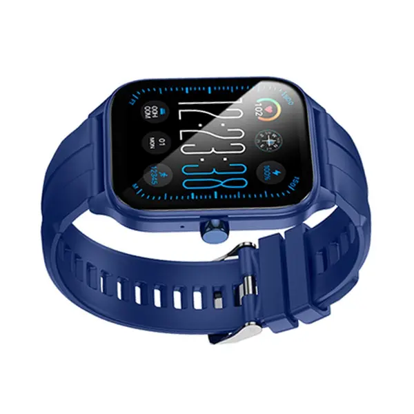 Hoco Y27 Smart Sports Watch Call Version – Color: Blue – View 2