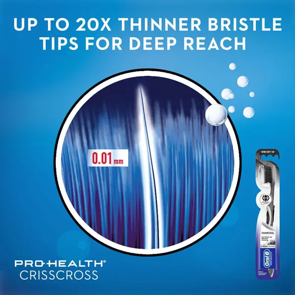 Oral-B Ultrathin Charcoal Easy To Use Toothbrush (Buy 2 Get 1 Free) – View 4